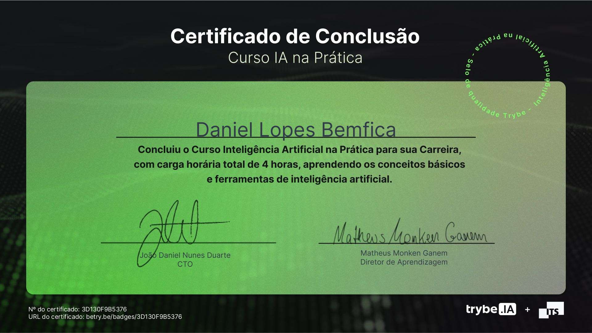 Certificado